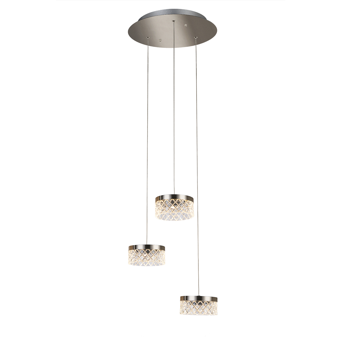 Подвесной светильник Delight Collection MD21020075 MD21020075-3A satin nickel