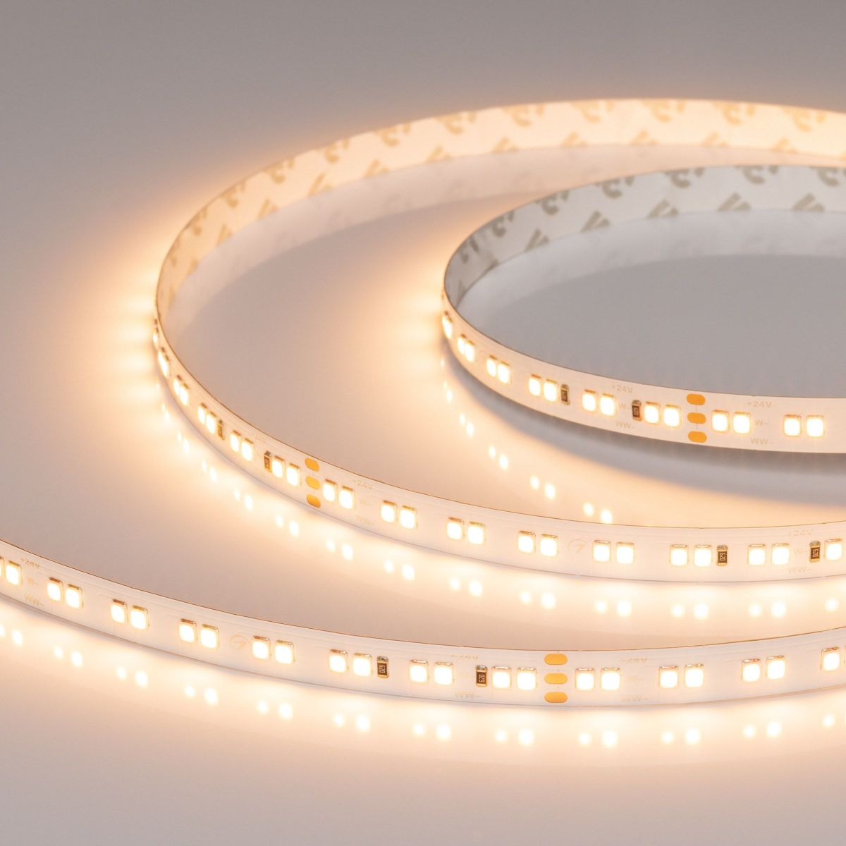 Светодиодная лента Arlight UL-A160-10mm 24V Warm-MIX (15 W/m, IP20, 5m) 057684