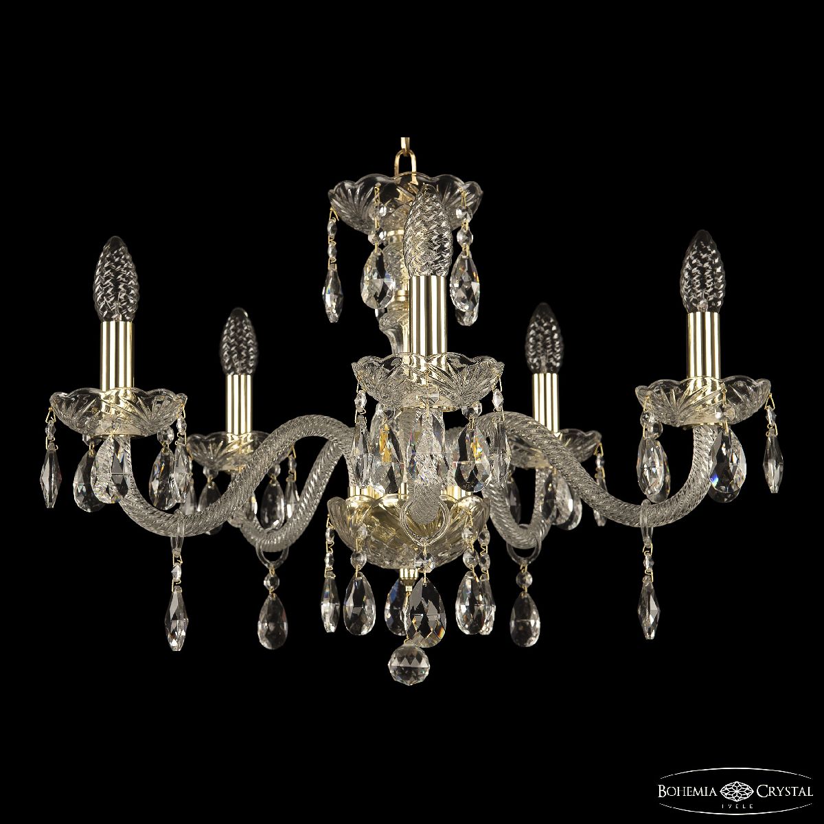 Подвесная люстра Bohemia Ivele Crystal 117/5/195 G