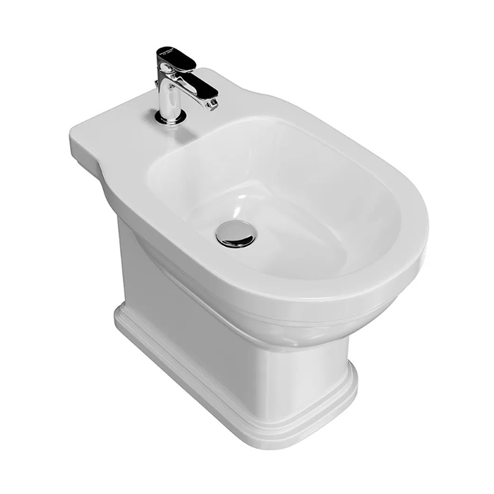 Kerama Marazzi Pompei Биде напольное, с 1 отв., цвет: белое глянцевое