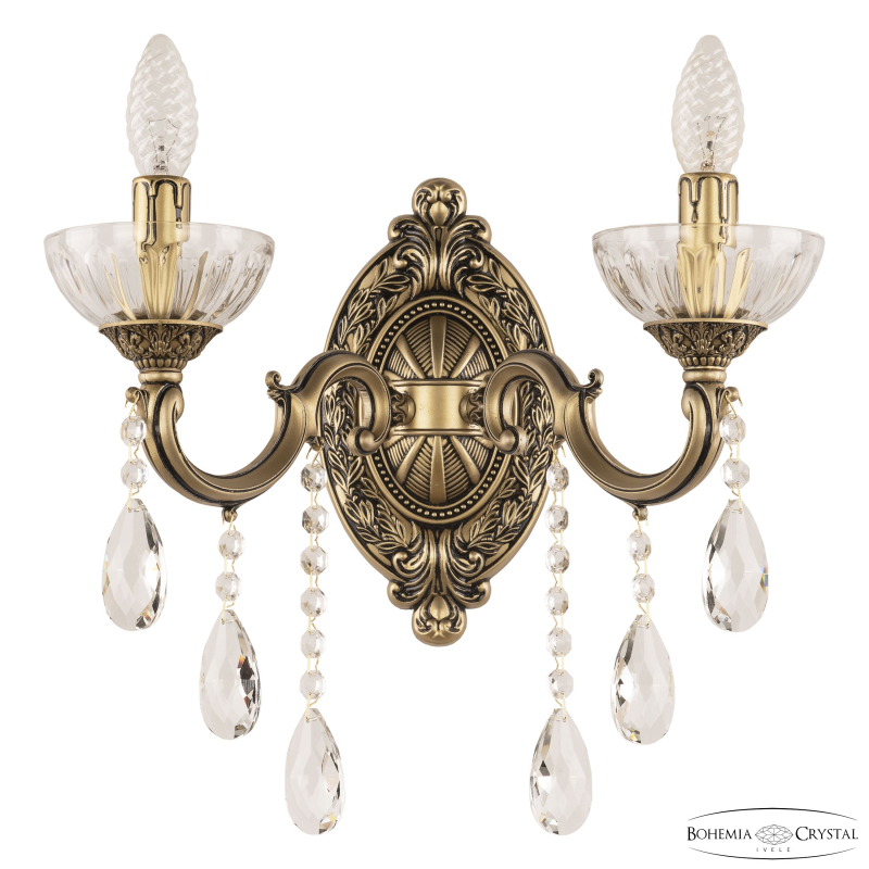 Бра Bohemia Ivele Crystal AL7801B10/2/175 B AGB P Clear/M-1H