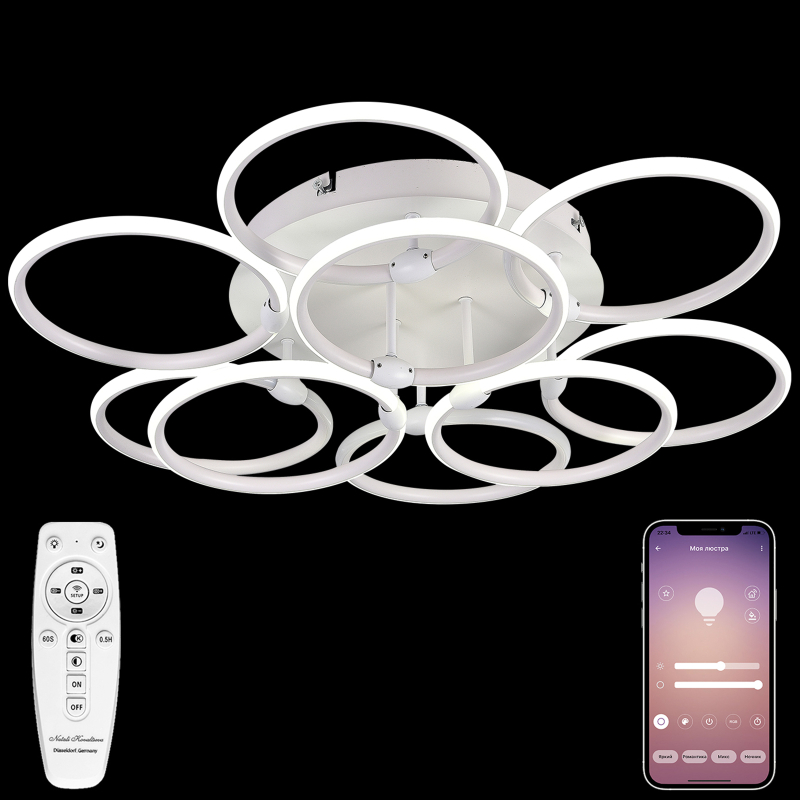 Потолочная люстра Natali Kovaltseva Perfekt I HIGH-TECH LED LAMPS 82044