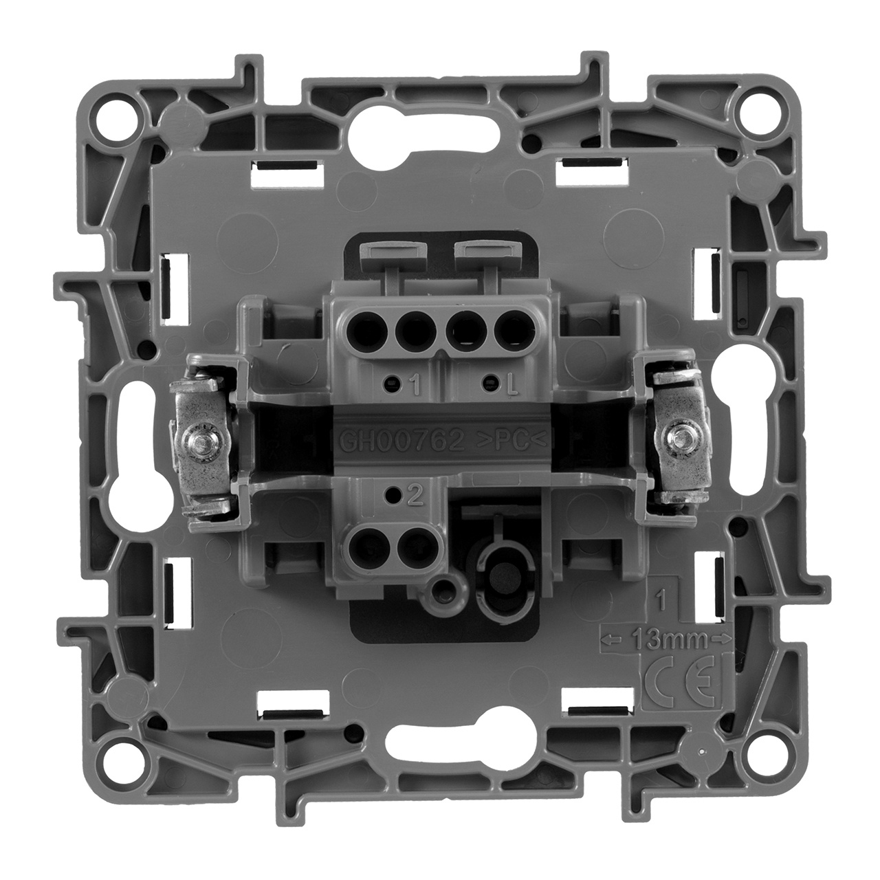 Выключатель одноклавишный Legrand Etika 10A 250V алюминий 672401