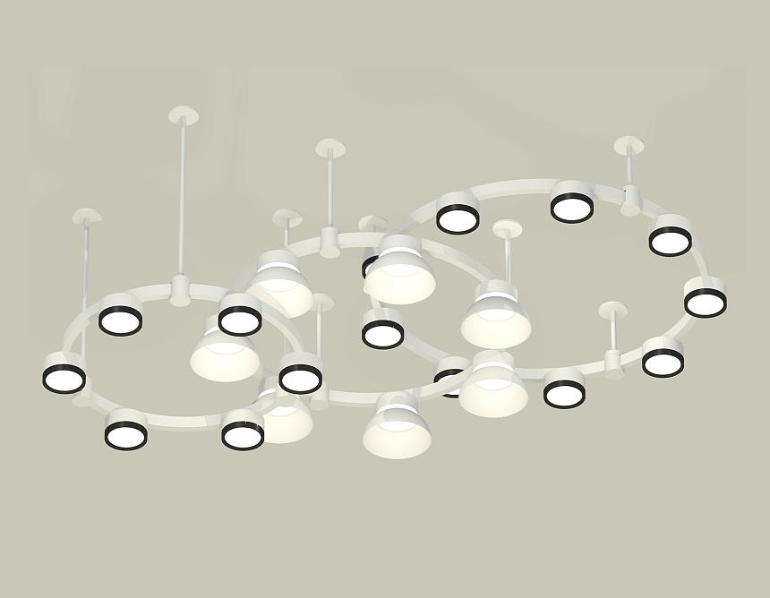 Комплект подвесного светильника Ambrella Light Techno Ring XR92212010 (A9221, A9226, C9241, C9232, C9236, C9231, N8140, N8113)