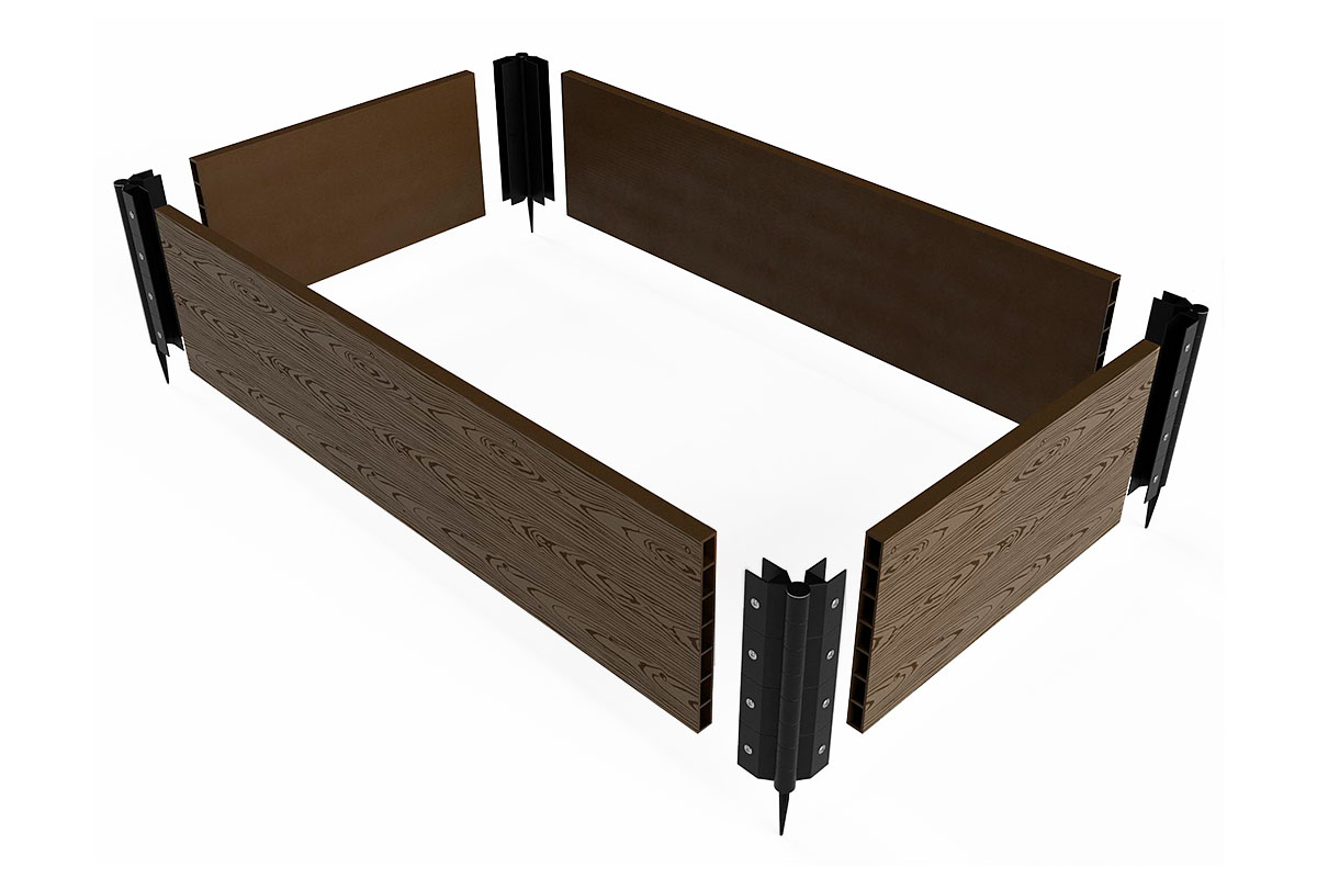Доска грядочная NauticPrime 300*30*2950мм, венге