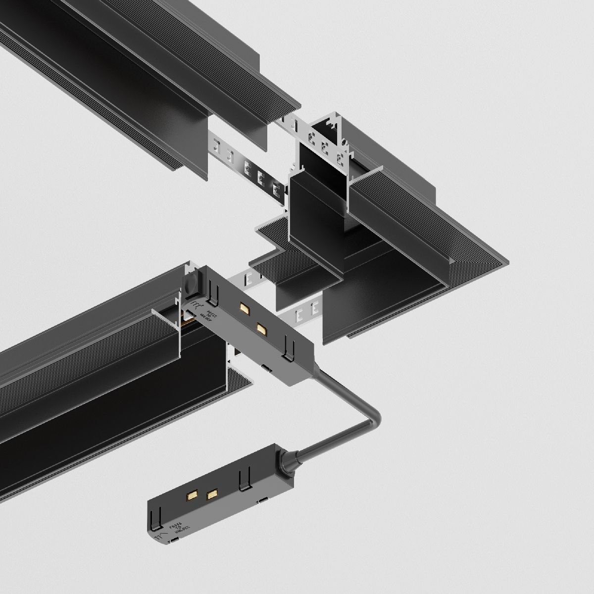 Коннектор для трека Maytoni Technical Accessories for tracks Gravity TRX010CL-22B