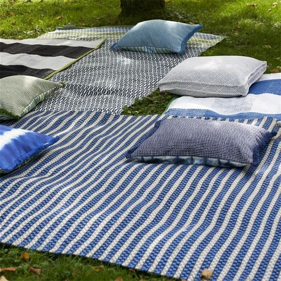 Подушка CCDG1553, Pompano Outdoor, Aqua, Designers Guild 60 x 45см