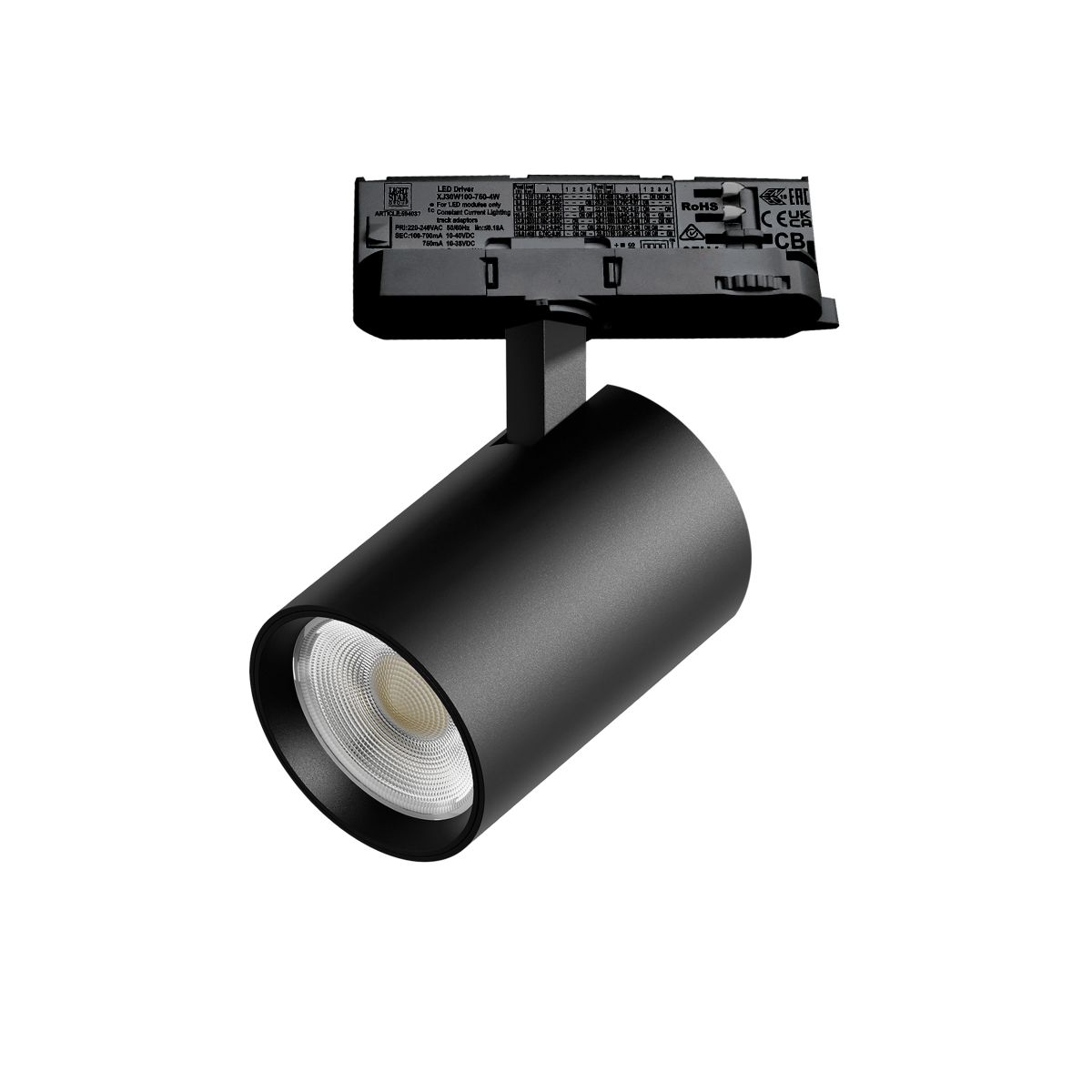Трековый трехфазный светильник Quattro LED с адаптером Lightstar Alta Base A5237QT (215237 + 594037)