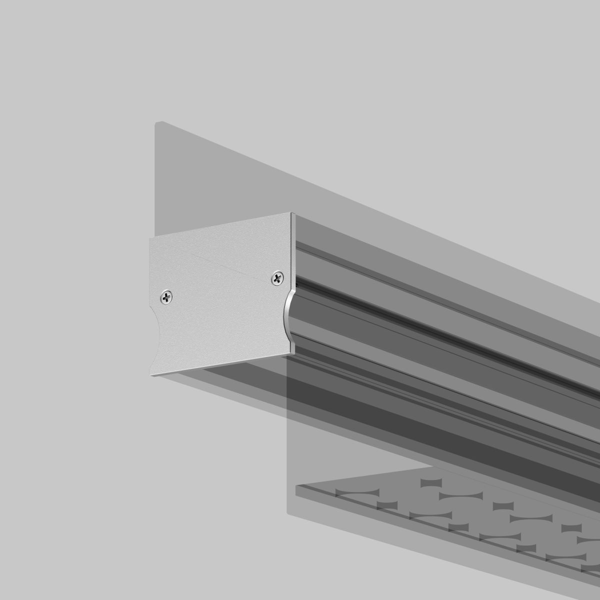 Комплект заглушек для профиля 4151 2шт Maytoni Led Strip ALM-4151-EC 642057