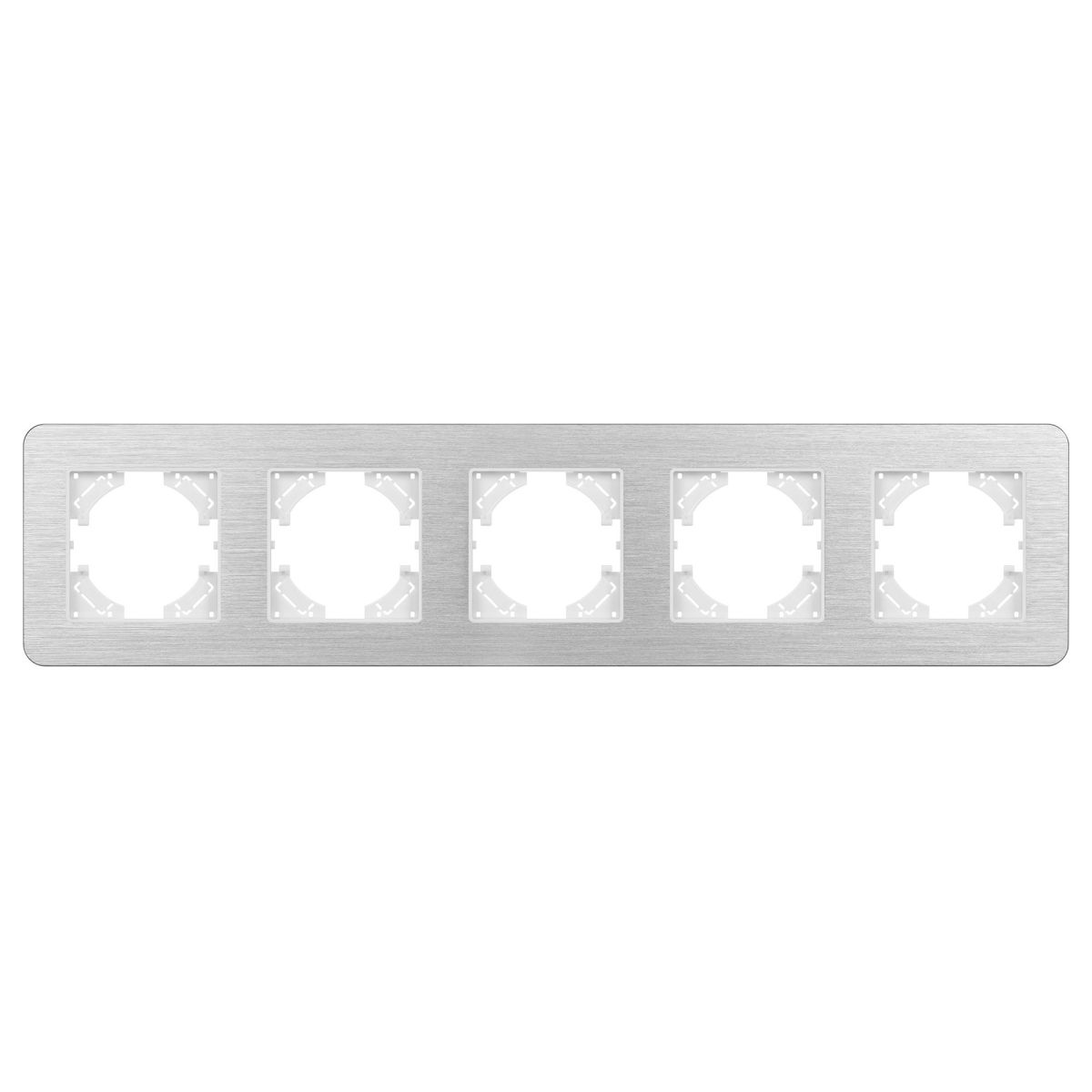 Рамка на 5 постов алюминиевая Arlight FRM-AKIRY-AL-5-SR 049734