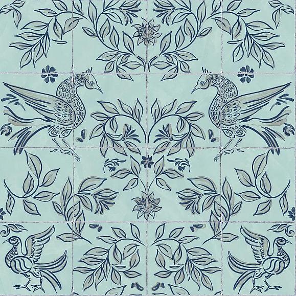 Обои Coordonne 9200081V Ceramica Aqua