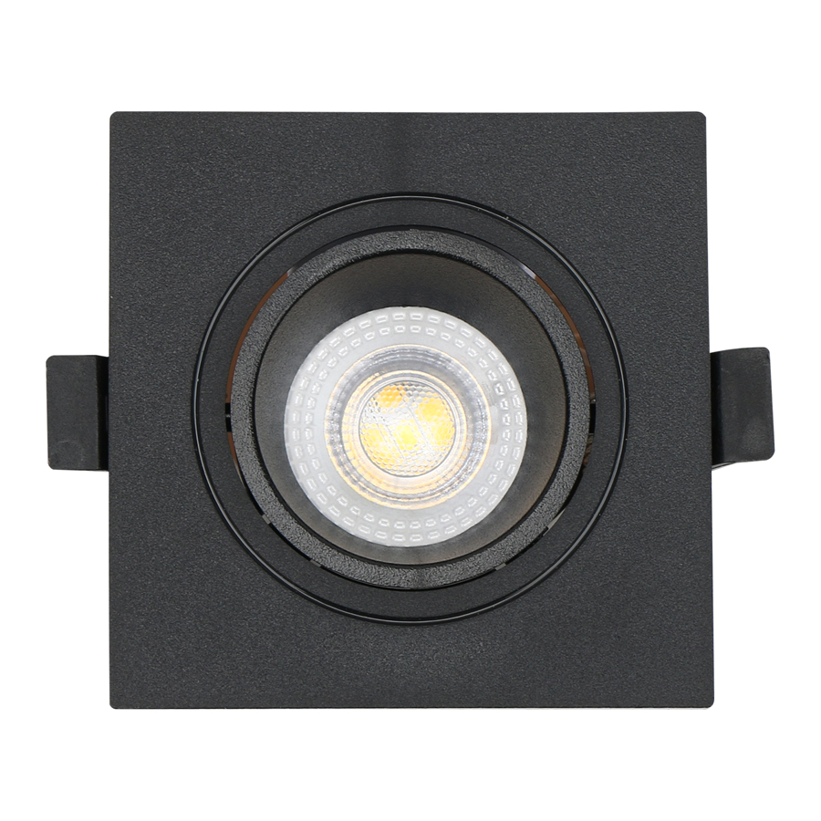 Встраиваемый светильник General GCL-MR16-SQ-BLACK 661283