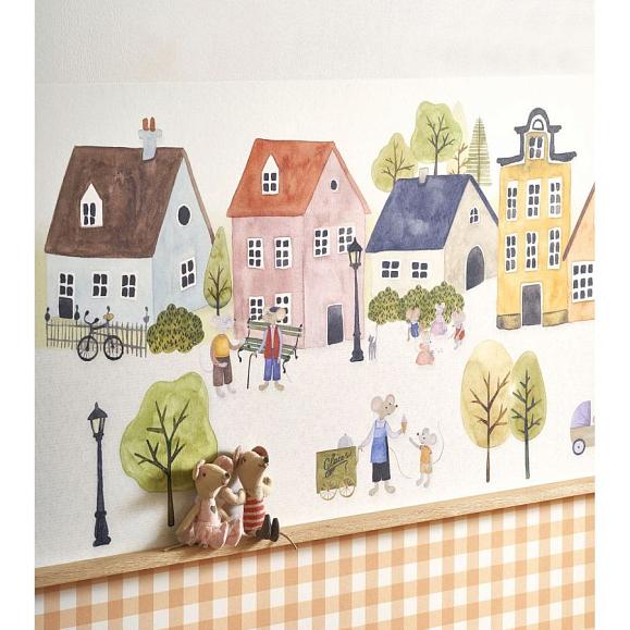 Бордюр Casadeco 200746161 Mainstreet Multico