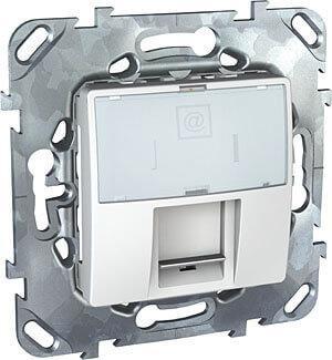 Розетка компьютерная RJ45 Schneider Electric Unica MGU5.421.18ZD