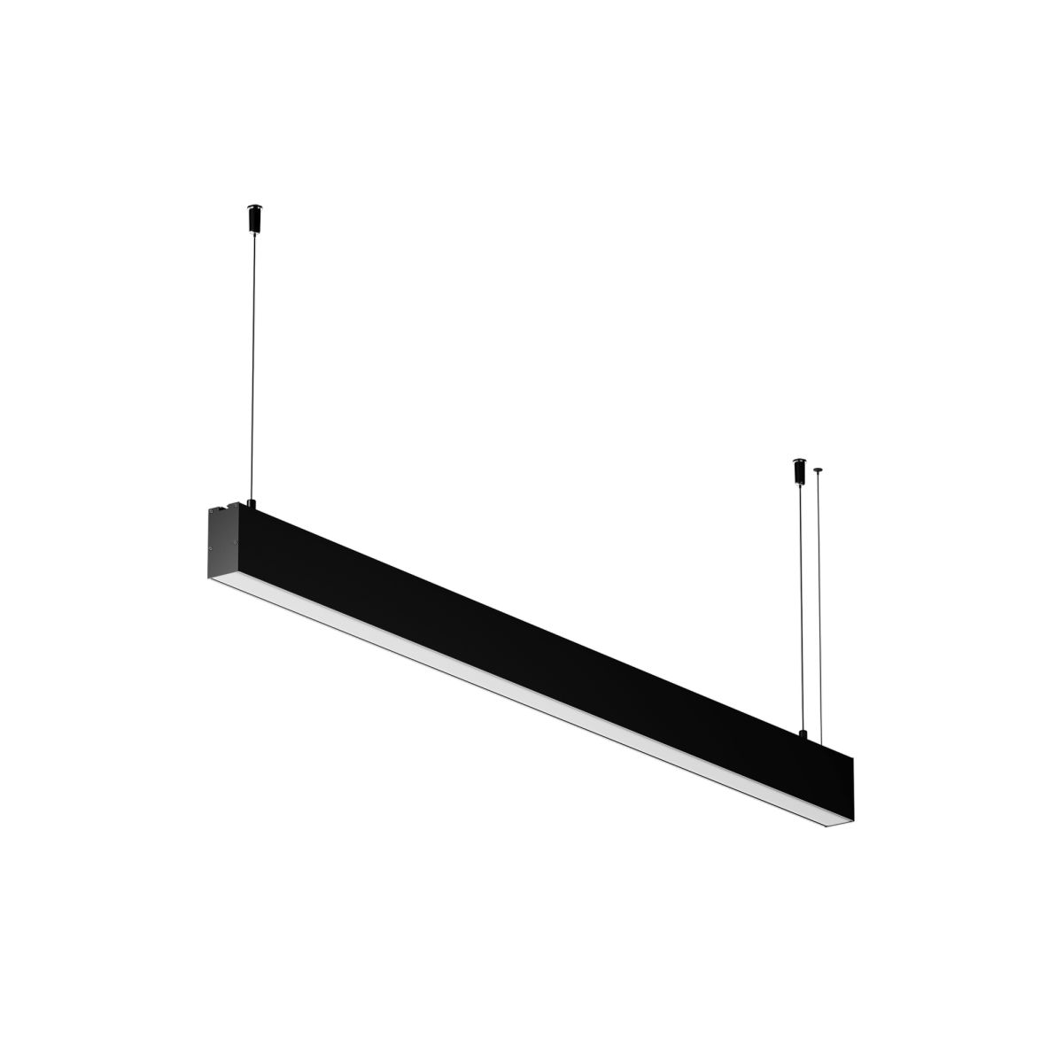 Линейный подвесной светильник Maytoni Technical 3000K 35x67 (Черный, 1 м) LL312043