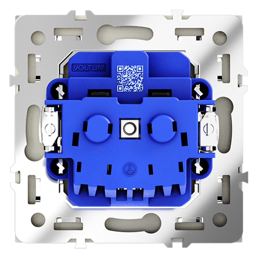 Розетка со шторками Voltum S70 VLS040204 (шелк)