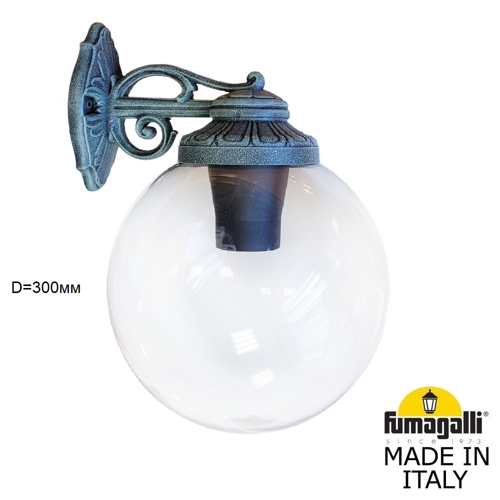 Уличный настенный светильник Fumagalli BISSO/G300 G30.131.000.VXE27DN