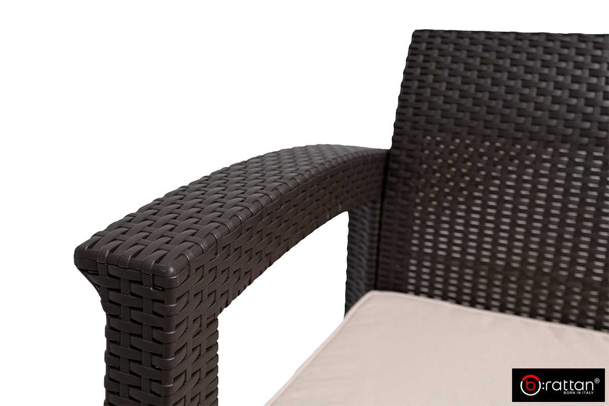 Комплект мебели Раттан Комфорт 4 / Rattan Comfort 4, венге
