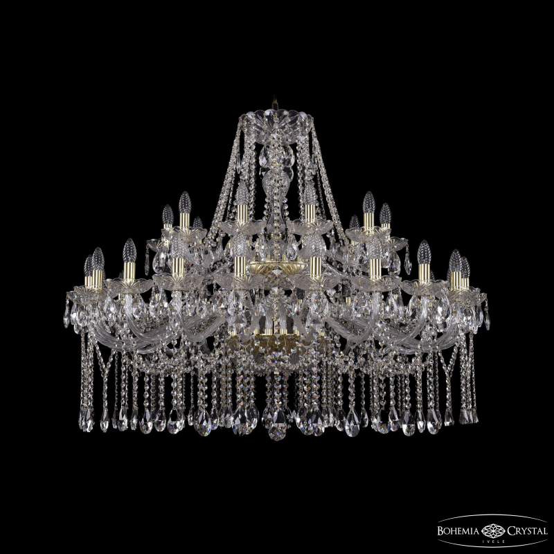 Подвесная люстра Bohemia Ivele Crystal 1413/20+10/400/2d G