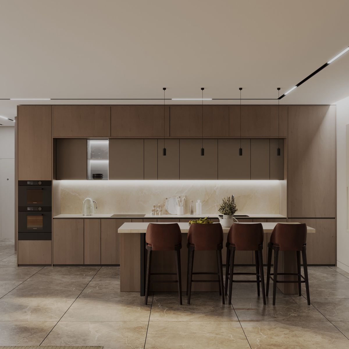 Шинопровод магнитный под натяжной потолок Hesby Lighting ElDeko HSBL_0072_1