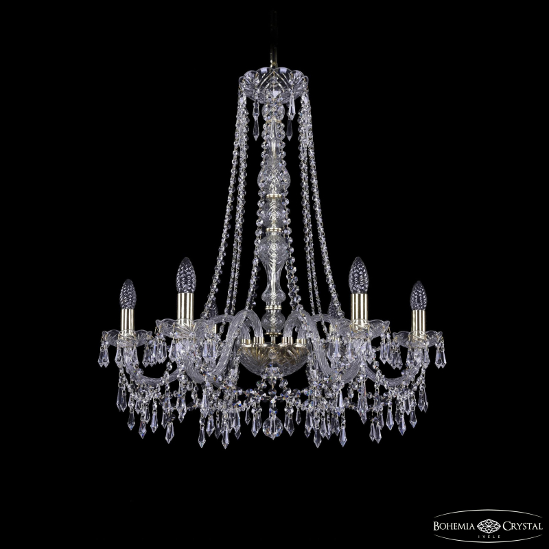 Подвесная люстра Bohemia Ivele Crystal 1403/6/240/h-76 G