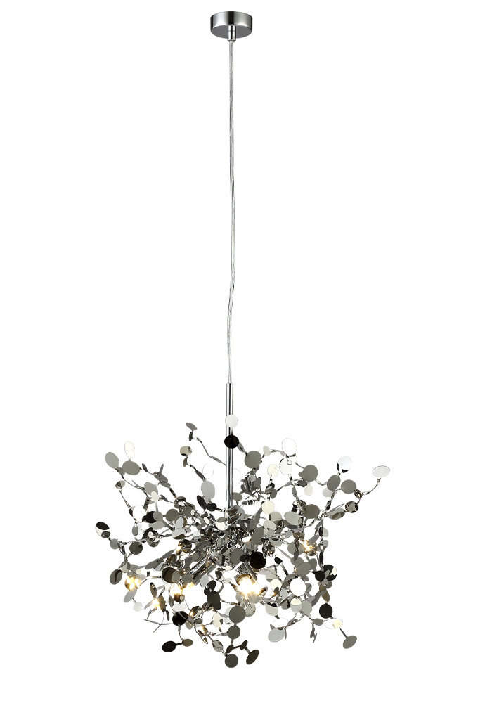 Подвесной светильник Crystal Lux GARDEN SP3 D400 CHROME