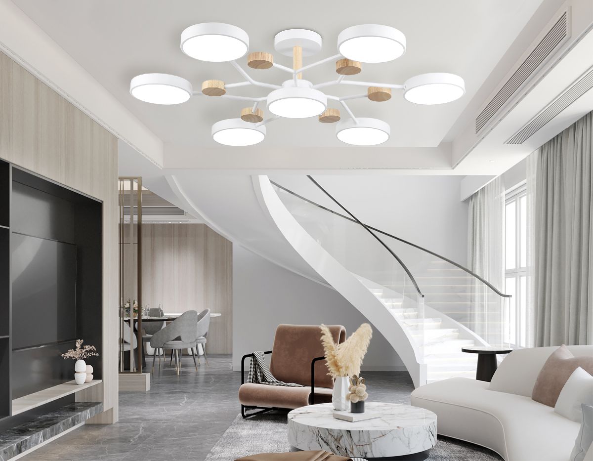 Люстра на штанге Ambrella Light Linetech Comfort FL4864