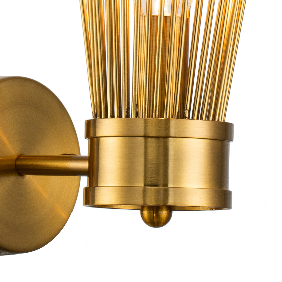Бра Delight Collection Romeo KM1239W-1 brass