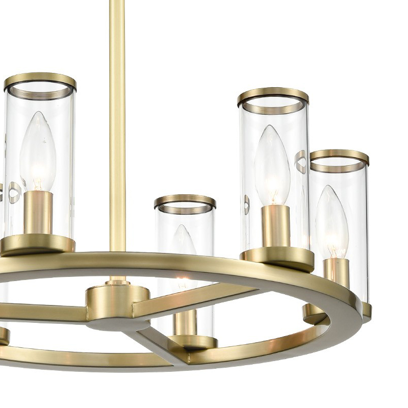 Люстра на штанге Delight Collection MD2061-6A br.brass