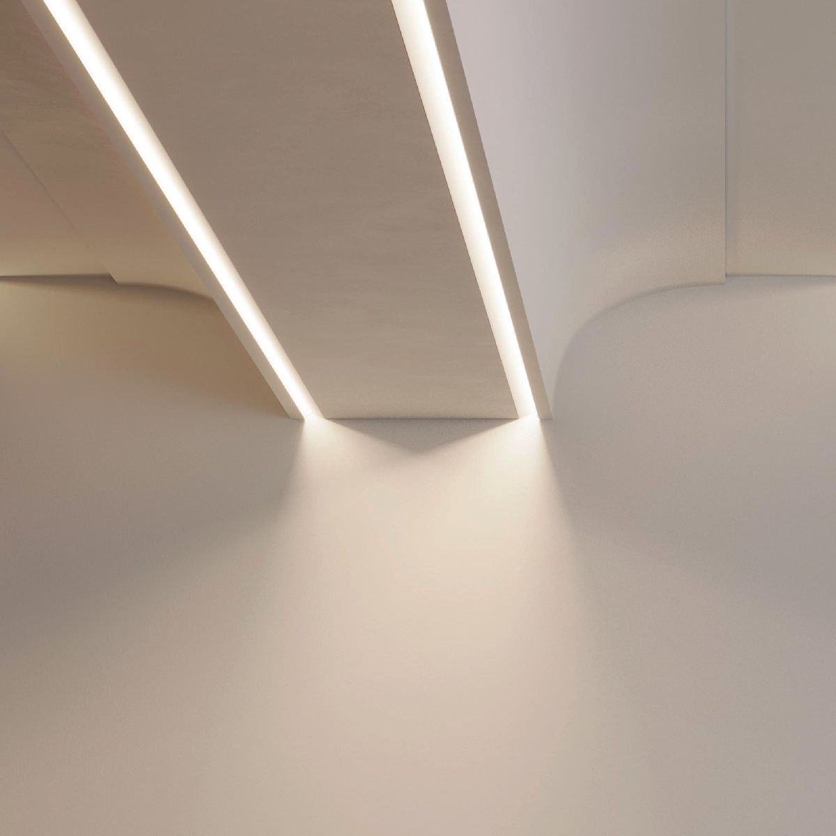 Профиль Arlight FANTOM-W45-BEVEL-2000 WHITE 039949