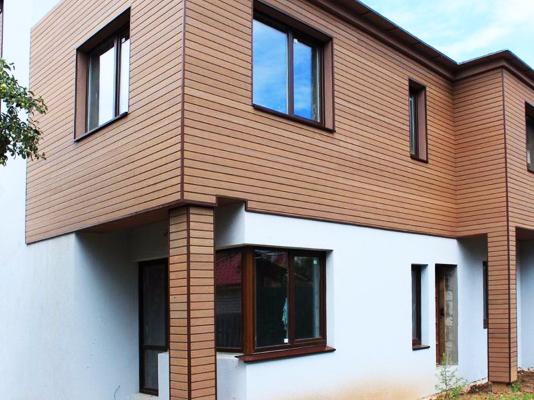Фасадная панель 3D Holzhof 165*15*3000мм, терракот