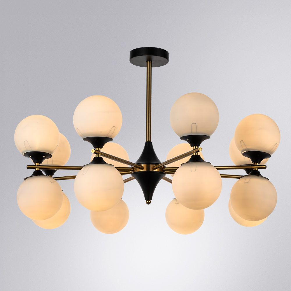 Люстра на штанге Arte Lamp Mimosa A3649PL-16PB