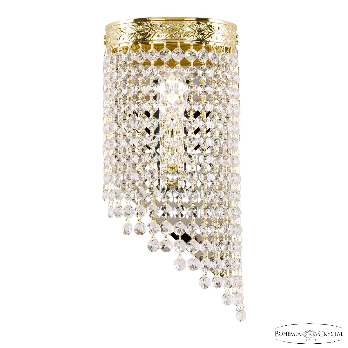 Настенный светильник Bohemia Ivele Crystal 83401BR/15IV-33 G R