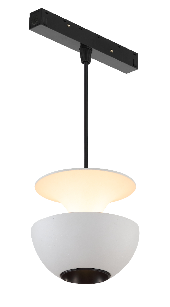 Трековый магнитный светильник iLedex Vision 4822-012-D80-6W-38DG-4000K-WH