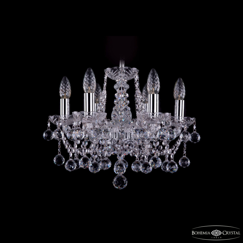 Подвесная люстра Bohemia Ivele Crystal 1413/6/141 Ni Balls