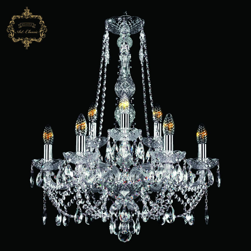 Подвесная люстра Art Classic 11.21.6+3.200.h-68.Cr.Sp