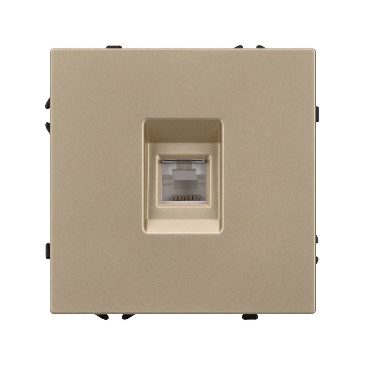 Механизм компьютерной розеткиArlight  SCT-NOBE-MPC1-SFPL-GD (RJ-45, CAT6) 054306