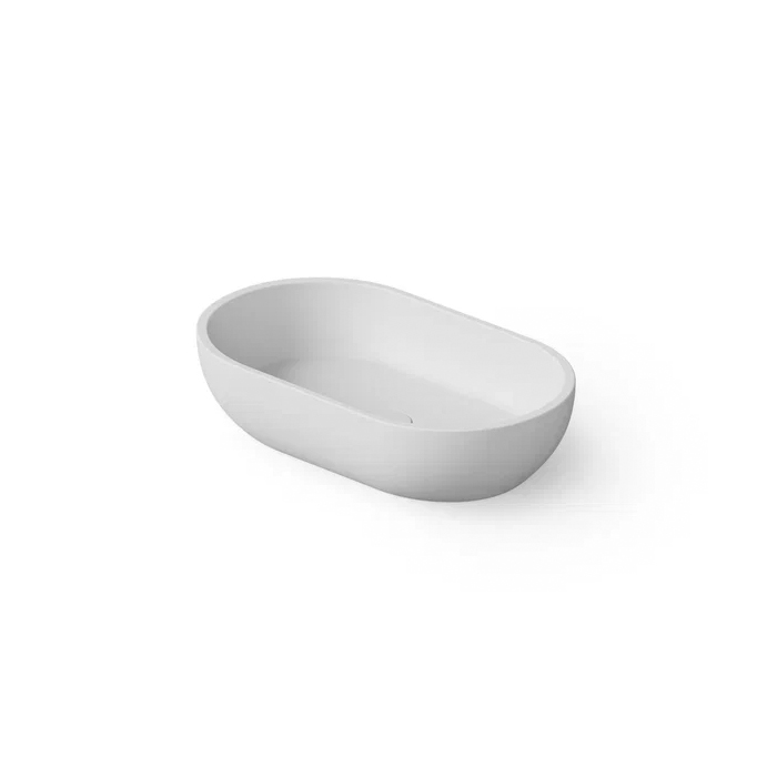 Dea Design Washbasins Раковина 55х32х13см., накладная, без отв., Solid Surface, цвет: White №18