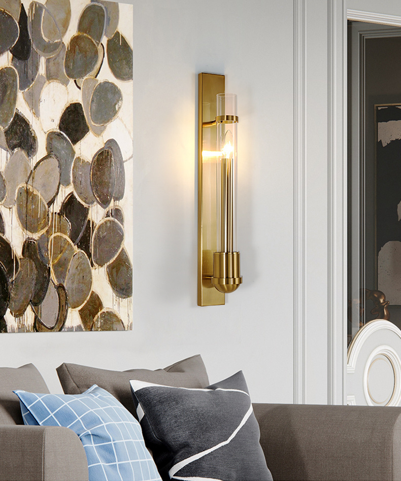 Настенный светильник Delight Collection Wall lamp 88042W brass