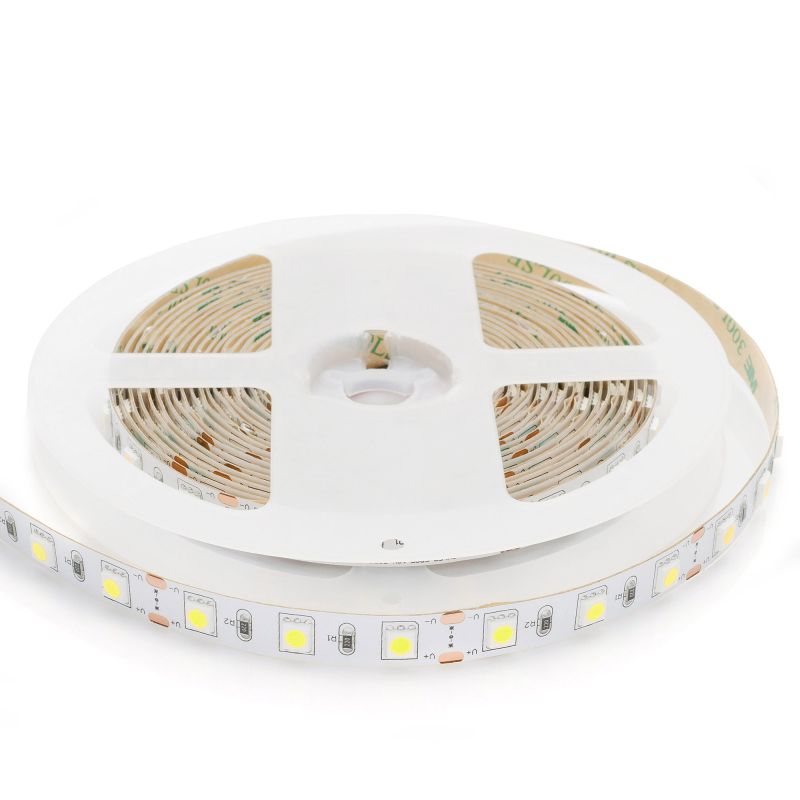 Комплект светодиодной ленты Apeyron 12В 14.4Вт/м smd 5050 60 д/м IP20 5м 6500K (блок, коннектор) 10-14