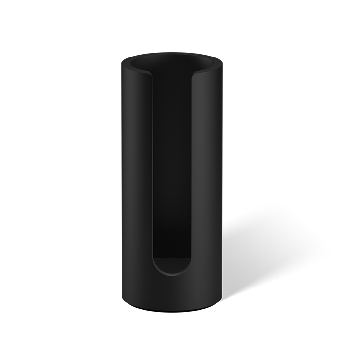 Decor Walther Black Stone WPB Дозатор ватных дисков, настольный, цвет: черный матовый