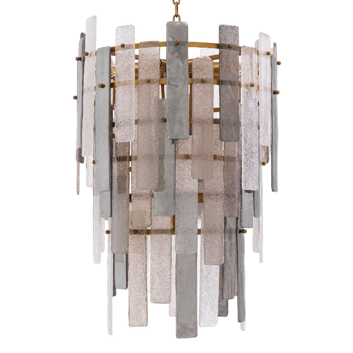 Подвесная люстра DeLight Collection Greyson KG1581P-10 brass