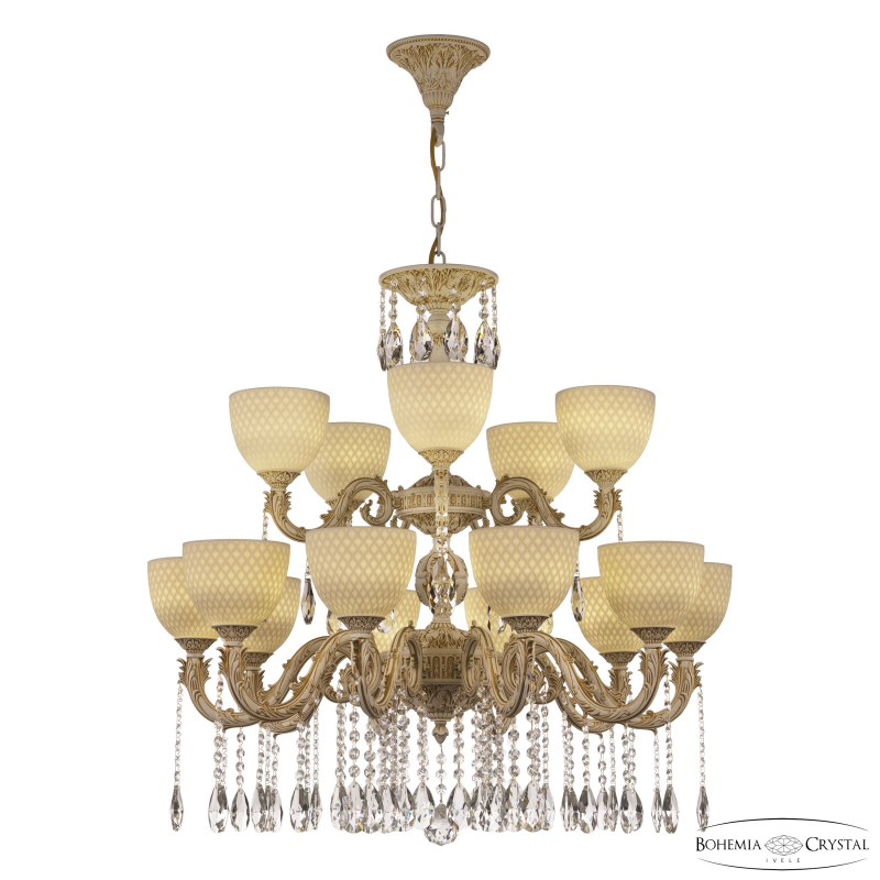 Подвесная люстра Bohemia Ivele Crystal AL79101/10+5/250/2D A WMG P1 U Wave