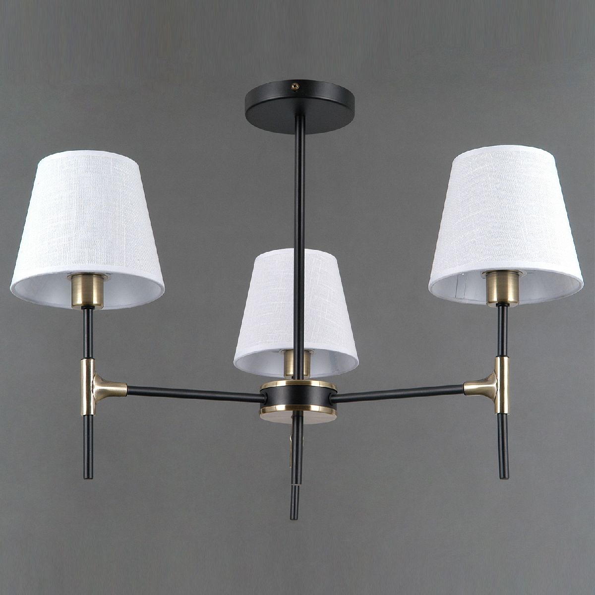Люстра на штанге Illumico IL0185-3CSQ-24 BK AB CASTOR