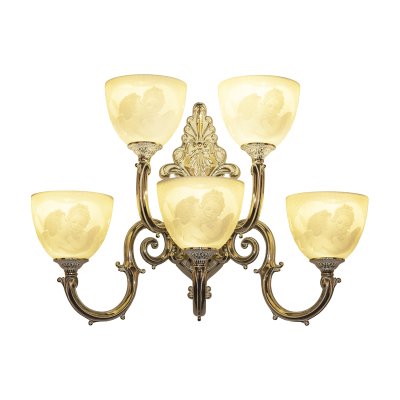 Бра Bohemia Ivele Crystal Verona 7203B15/3+2/210 NW P1 U Angel