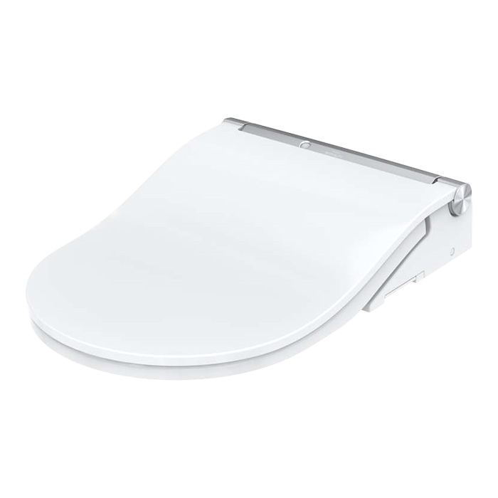 TOTO Washlet RW Сиденье 579x391x108мм, с дистанционным управлением и автосмывом, для унитаза CW542/CW563, цвет: белый/отделка серебро