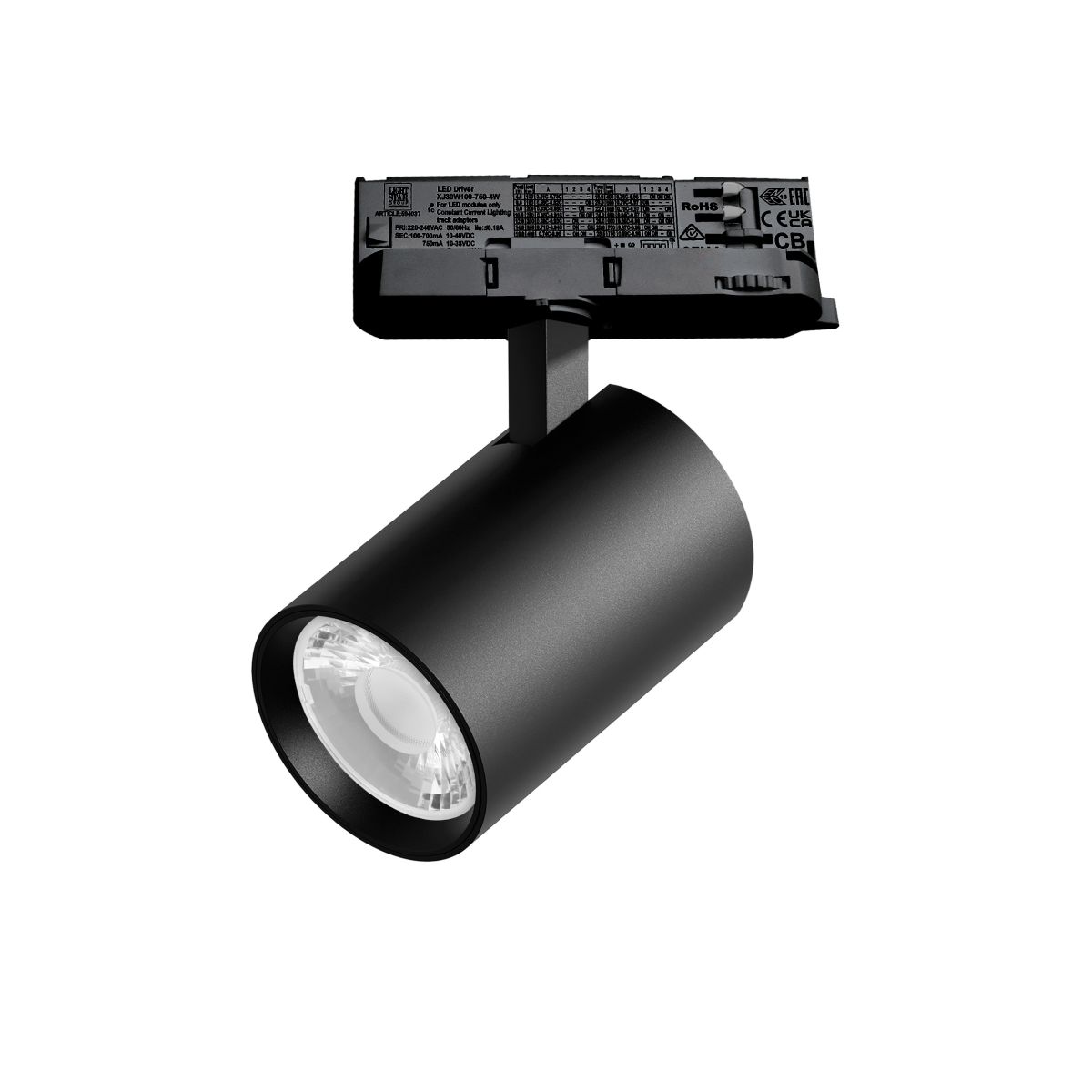 Трековый трехфазный светильник Quattro LED 15G с адаптером Lightstar Alta Base A5247QT15G (215247 + 594037 + 215201)