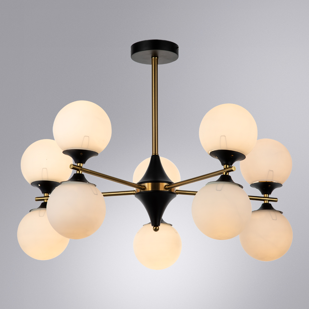 Люстра на штанге Arte Lamp Mimosa A3649PL-10PB