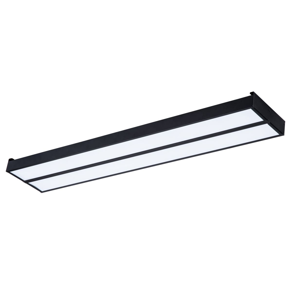 Светодиодная панель Uniel ULO-K15A 2x16W/4000K/L100 IP44 BLACK UL-00012588