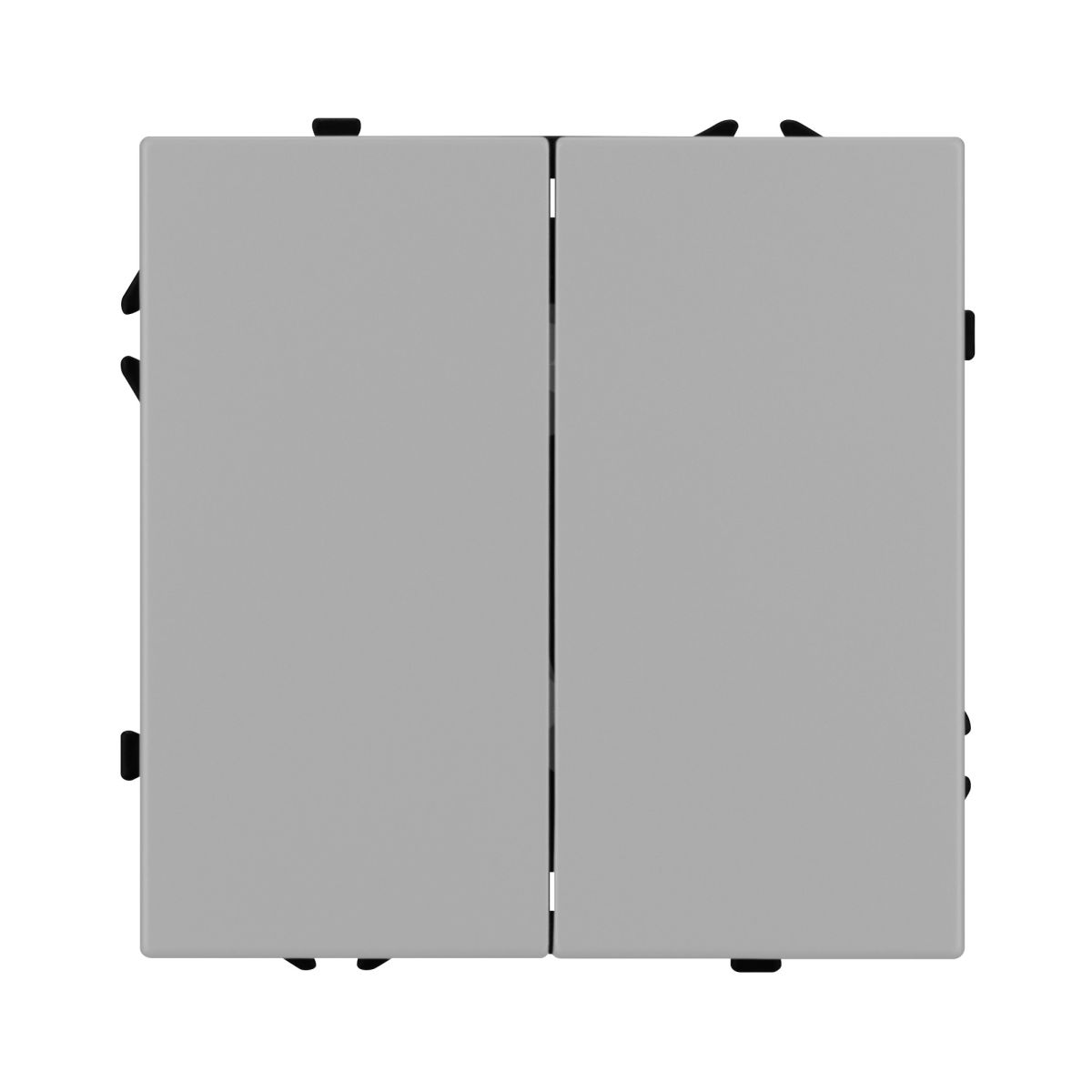 Механизм выключателя двухклавишный проходной Arlight SWT-NOBE-MKP2-SFPL-IS (230V, 10A) 059423